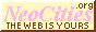 A button with the words 'Neocities: The Web is Yours!''